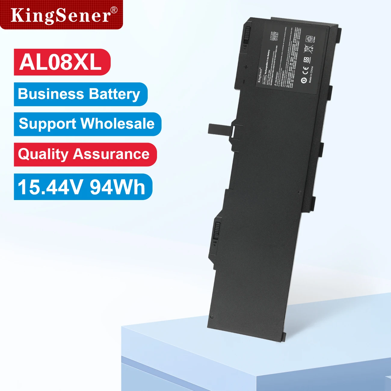 

Запасной аккумулятор для ноутбука KingSener AL08XL для ноутбука HP ZBook Fury 15 G7 17 G7, 15,44 В, 6110 мАч/94 Втч