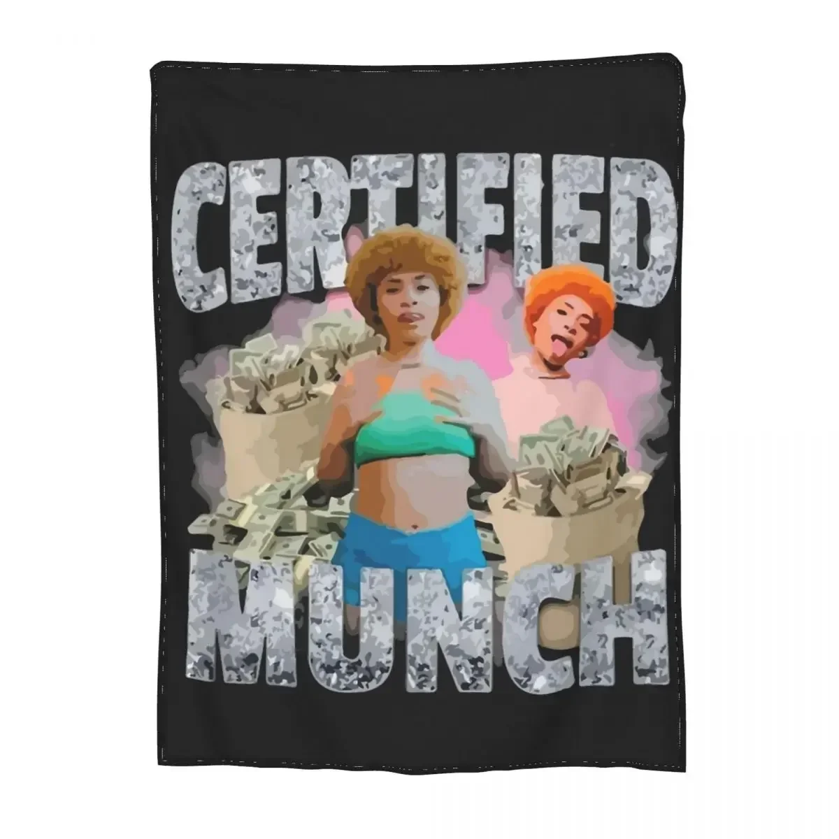 

Ice Spice Certified Munch Blanket Velvet Bedding Harajuku Throw Blanket Comfortable Super Warm for Outdoor Rug Piece