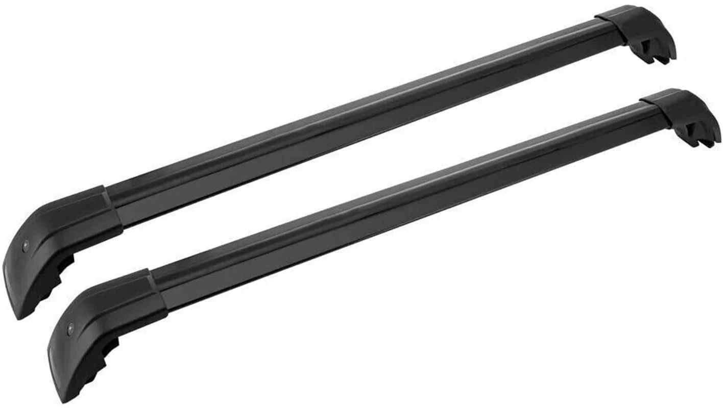 2Pcs Black Roof Rail Rack Cross Bars Crossbars Fits for Mazda CX-50 2002 2023