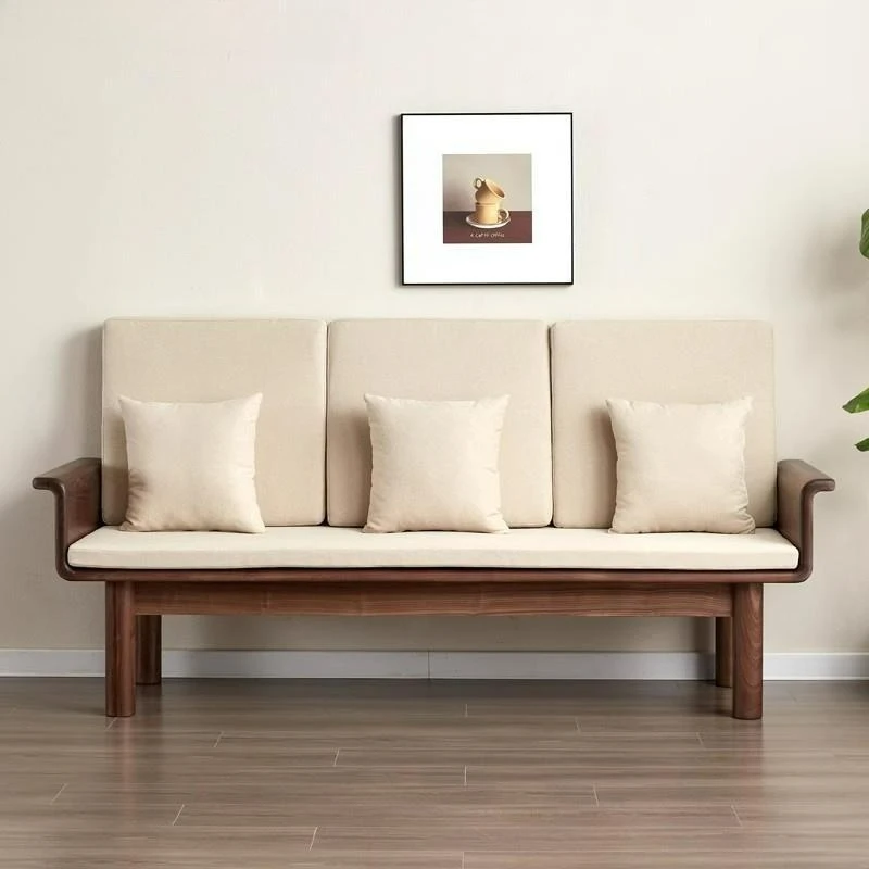 

Customizable Source Black Walnut Triple Bench Cherry Furniture White Oak Sofa