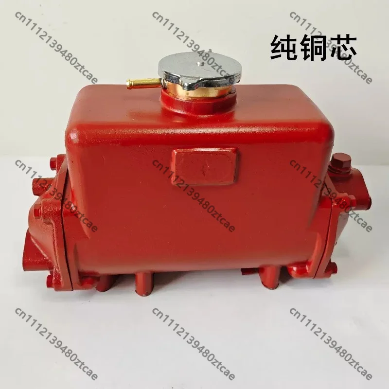 Marine Sea Fresh Water Heat Exchanger, Diesel Engine Cooling Tank, Sea Fresh Water Cooling Radiator for Low Power Marine Diesel