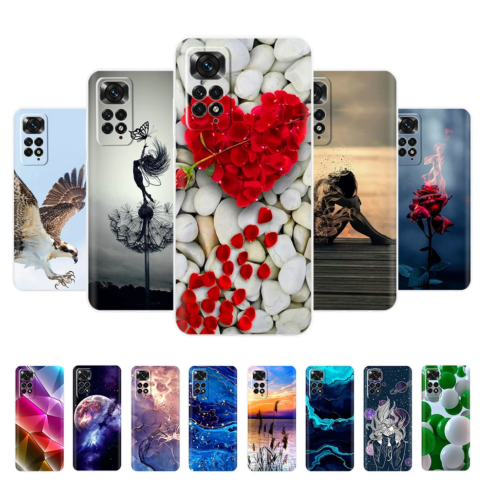 

For Xiaomi Redmi Note 11 Pro 5G Case Soft Silicone Cute Back Cover For Xiomi Xiaomi Redmi Note 11S 11 Note11 Pro 5G Phone Cases