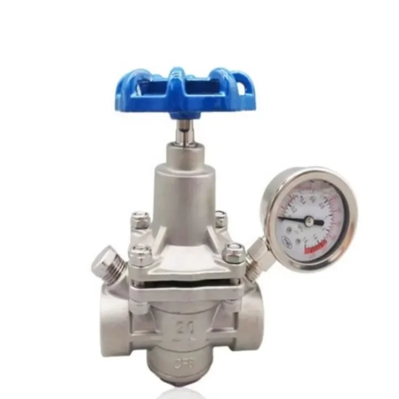 Stainless Steel 304 Screw Thread Two Way Type Regulator Pressure Vacuum Relief Valves For Water Air Oxygen