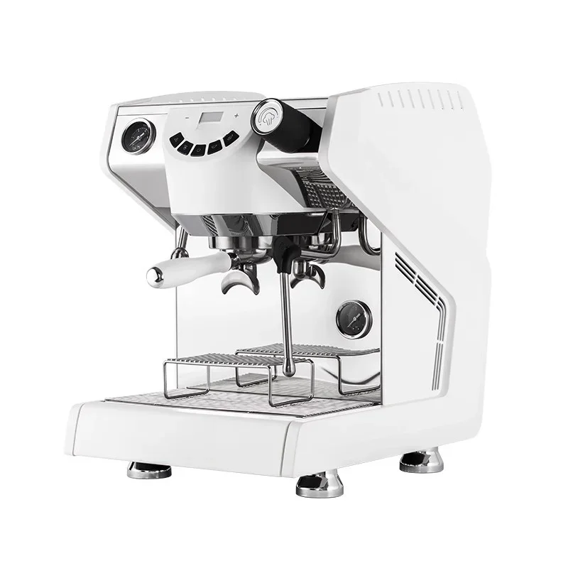 

Коммерческая кофемашина с двойным бойлером, маленькая полуавтоматическая кофемашина, насос 20 бар, система контроля давления с двойной температурой