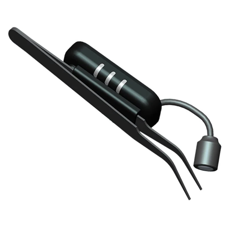 ABJN-Touch Switch Lash Extension Lamp With 1W LED UV Light, Fast Curing Glue For Eyelash Extensions, US Plug Tweezer