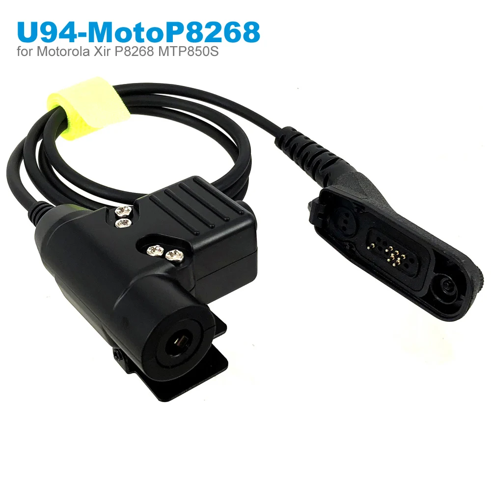 Airsoft Tactische Headset U94 Ptt Voor Motorola Gp 88S Gp328 T6200 P6600 P8268 Mtp850 Mtp3150 Mtp 850S T80 Gp328plus Walkie Talkie
