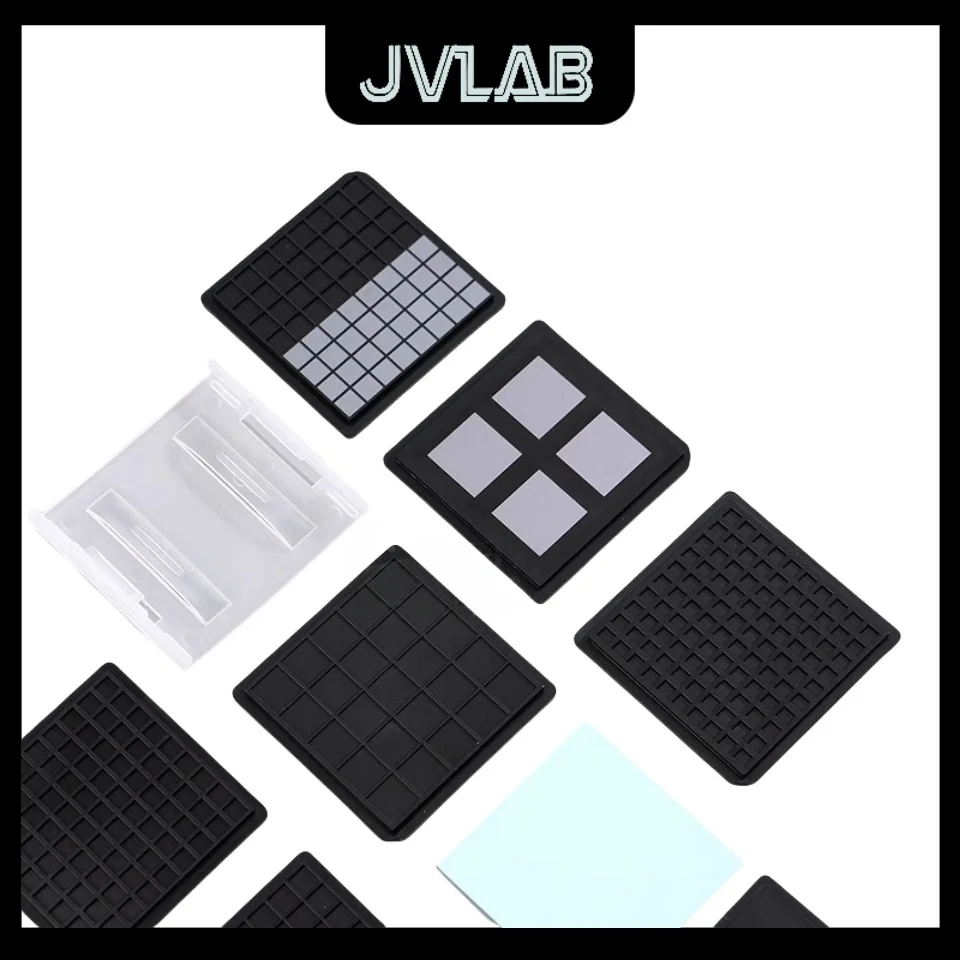 

Anti-Static Wafer Storage Box – Shockproof ABS Chip Carrier ICs Dustproof Lab specific Transport Wafers Disks Black JVLAB