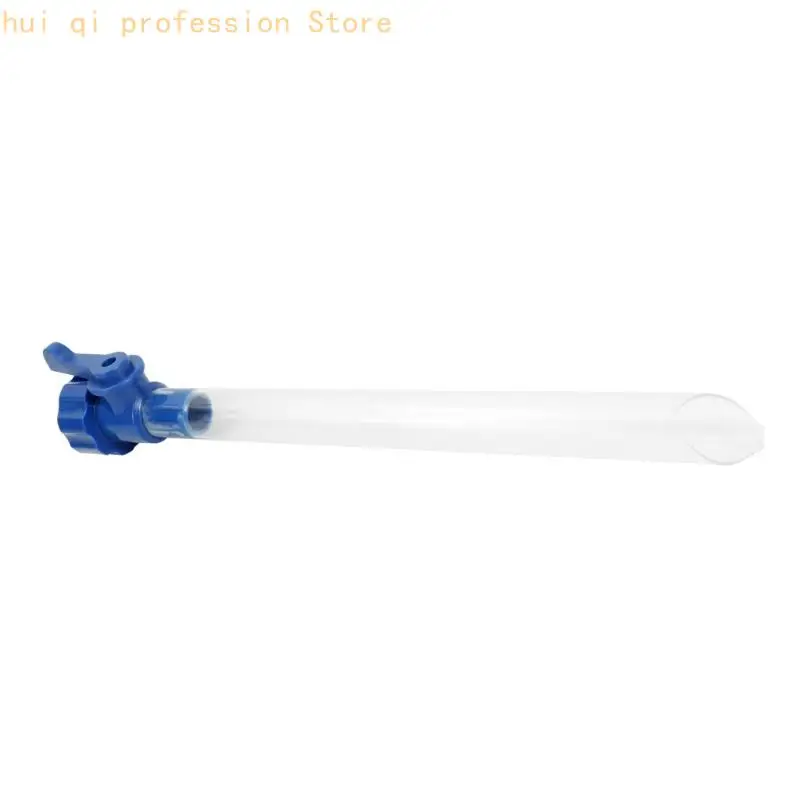 Water Refill Tube with Built-In Shutoff Control, Clear Hose for Motorhome Filling and Quick Travel Top Up Support During Refills