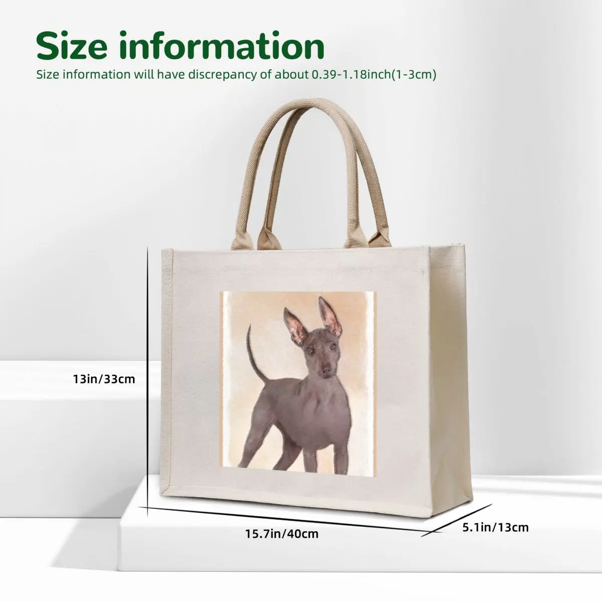 Xoloitzcuintli Painting - Cute Original Dog Art Tote Bag cute pouch bag the tote bag women