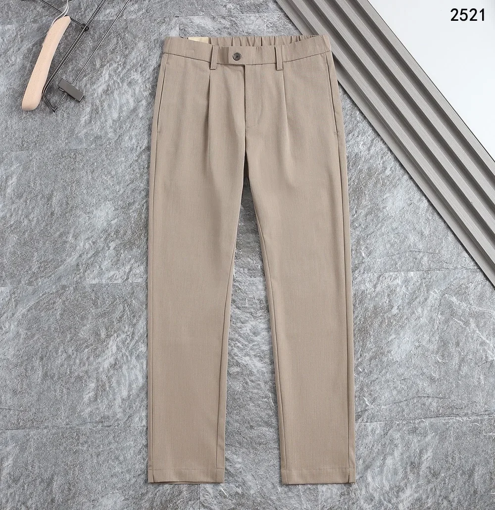 BLKA CPTG Pants Thin Cotton Men 2025 Spring Summer new Casual breathable middle-waisted Big size M-4XL Pants