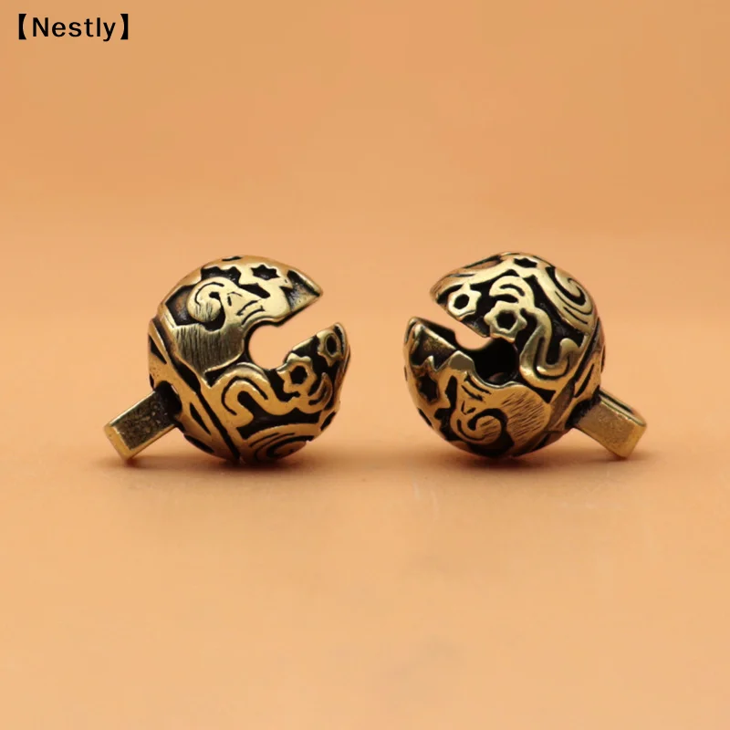 Durable Brass Retro Waist Accessories Small Bell Car Pendant For Gifts Jewelry Pendant Keychain Pendant Birthday Gift〔Nest〕