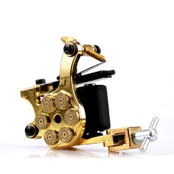 Beginner Tattoo Machine Gun 10/8 Wraps Coil Tattoo Machine For Permanent Tattoo Body Art Tattoo Machine Gun For Liner And Shader