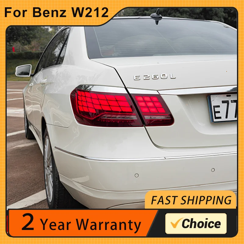 

Автомобильные фары для Benz W212 2010-2015, светодиодные автоматические задние фонари в сборе, обновленная чешуя дракона, дизайн, динамическая сигнальная лампа, аксессуары для инструментов