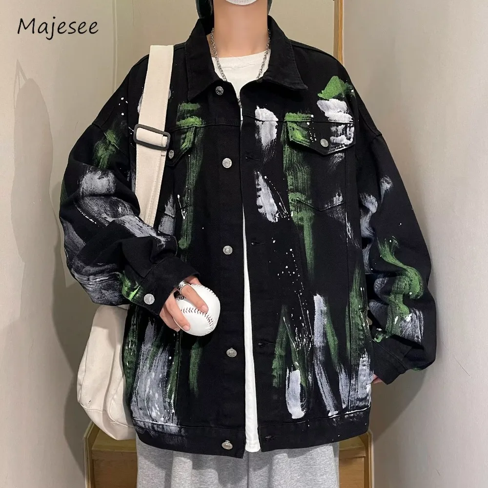 Men Hip Hop Jackets High Street Handsome Personality American Style Loose Harajuku Teenagers Creativity Vitality Fashion Outwear