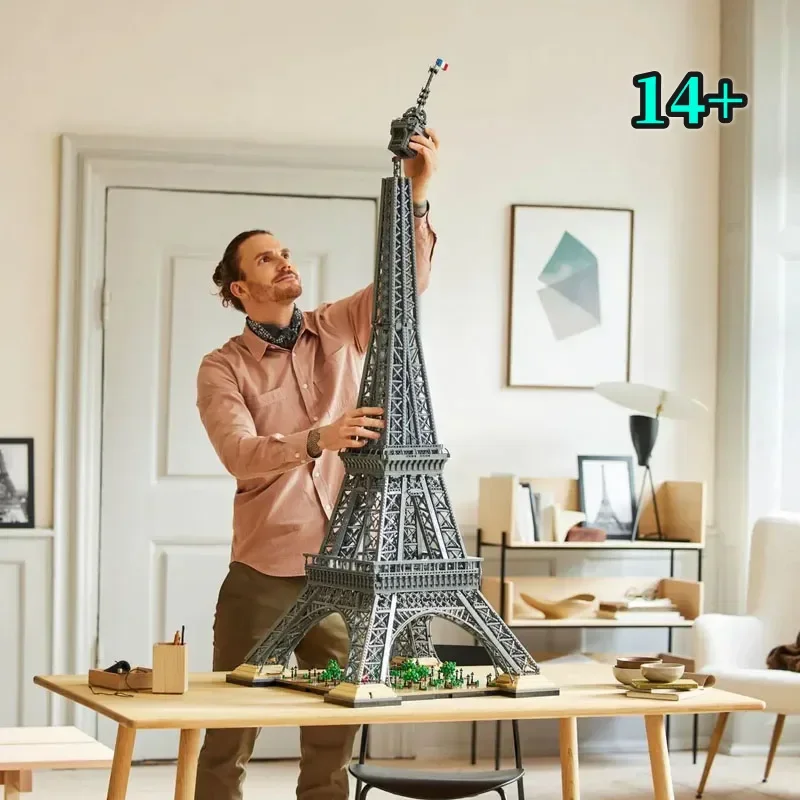 

Disney 10307 Creative Building Bricks 1.49M 10001Pcs Eiffel Tower Toy Kids Birthday Christmas Gifts Large Blocks