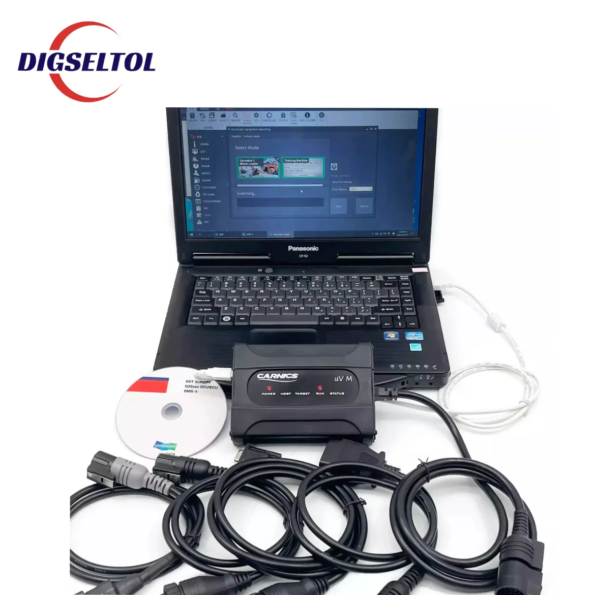 Diesel Engines for DOOSAN uvim Scanner kit for Doosan Forklift Excavator Loader Truck Diagnostic Tool(2023 Software)