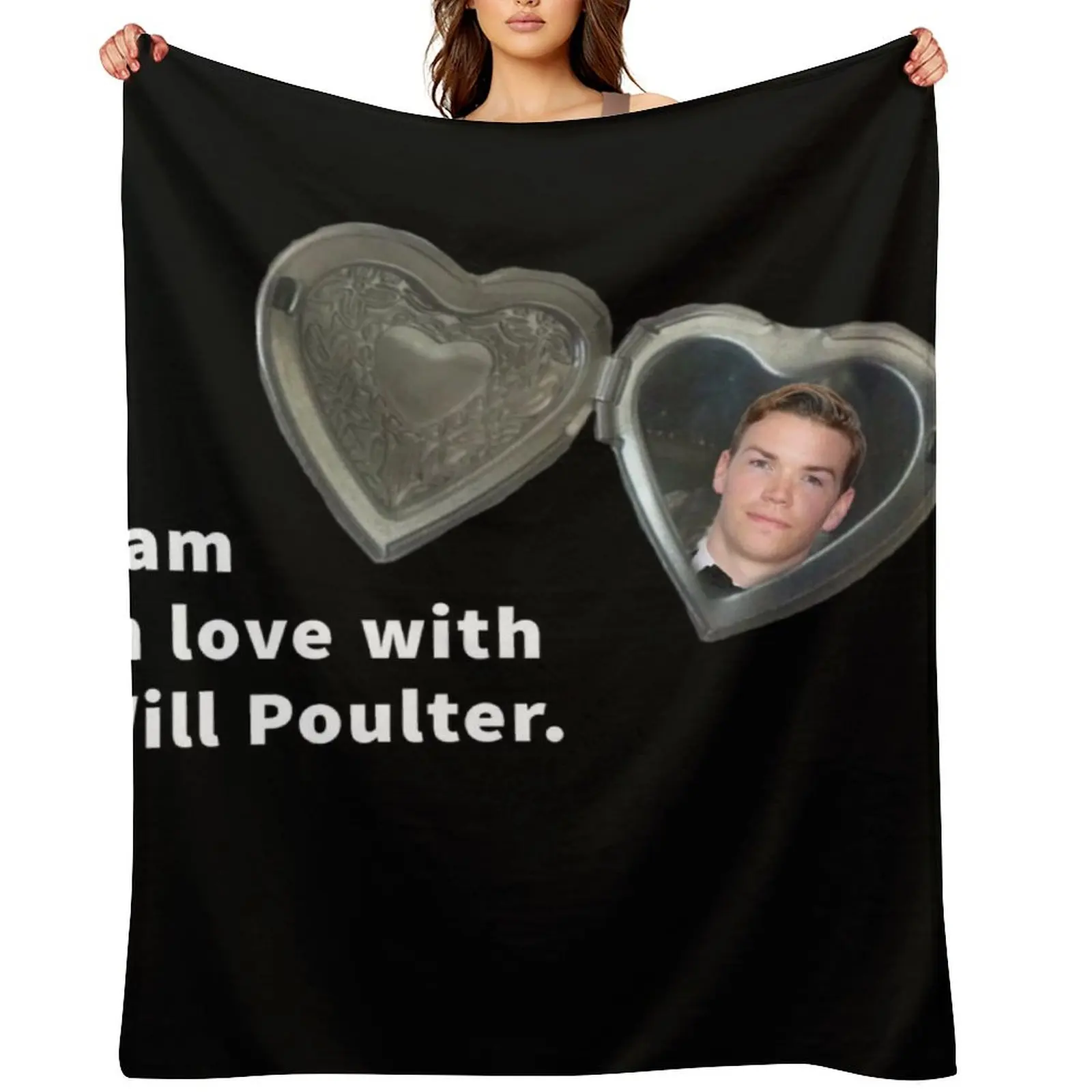 

I Am In Love With Will Poulter Throw Blanket Thin Large Luxury Throw Sofa Quilt Blankets