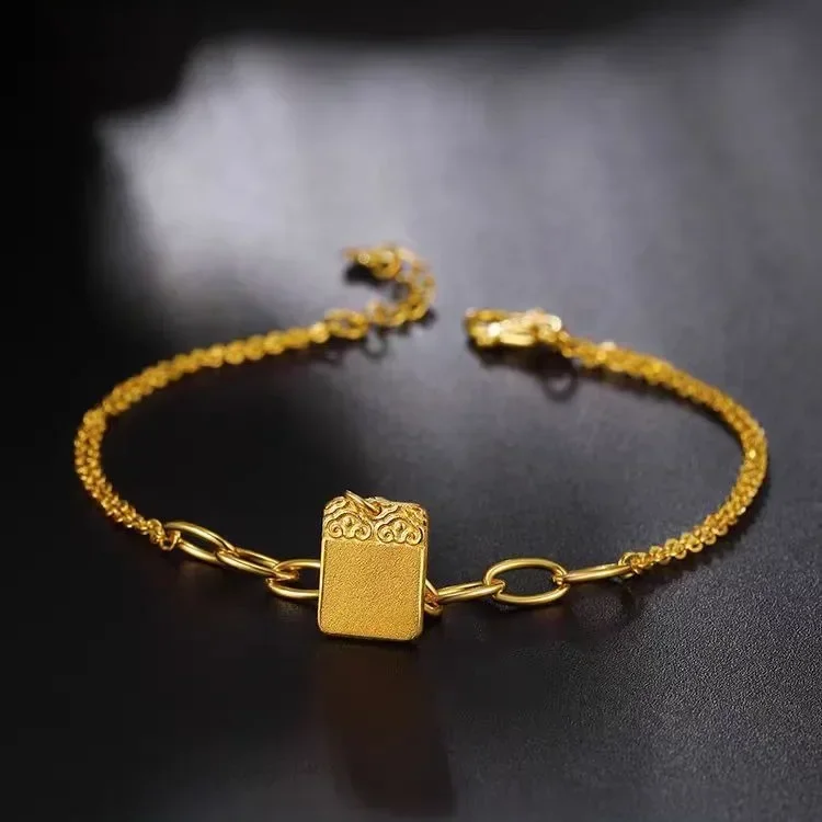 

9999 real gold 24K yellow gold No matter Bracelet Necklace