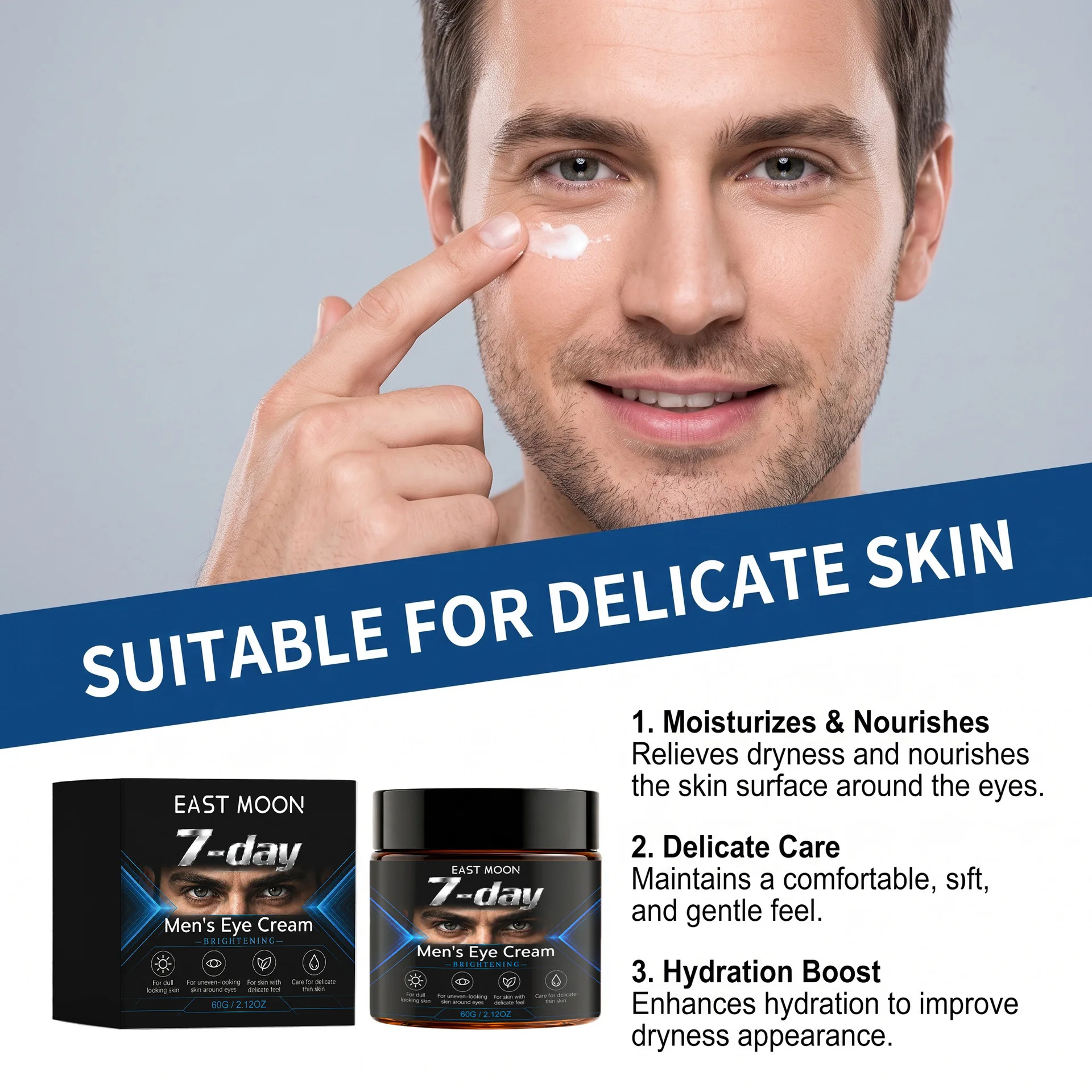 East Moon Man Oogcrème voor he - Retinol Cream recensie en prijs