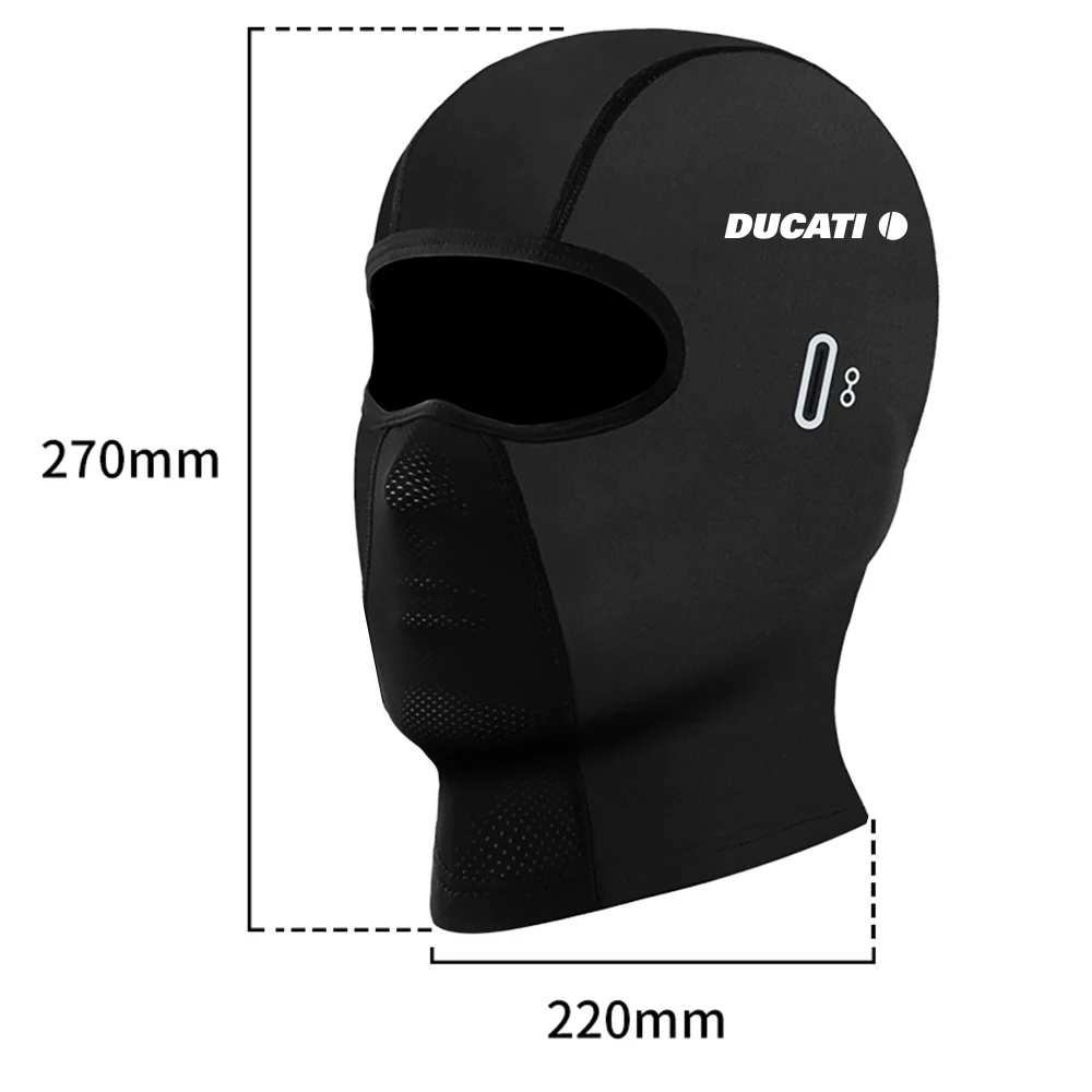 For Ducati Hypermotard 950 Streetfighter Panigale V2 Supersport 950 Motorcycle Balaclava Summer cool Hat Cycling Full Face Mask
