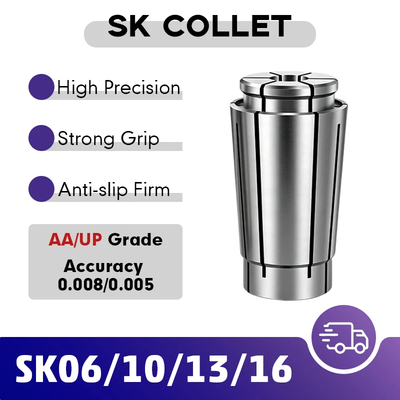 High-Precision CNC Sk Collet Chuck CNC High-Speed Tool Holder for BT NT HSK Bracket SK06 SK10 SK13 SK16 SK GSK