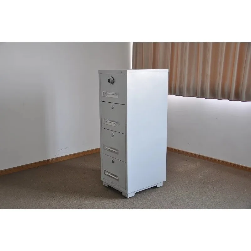 Steel Office Furniture Hot Sale Fireproof 4-Drawer Office Filing Cabinet Important File Storage Cabinet