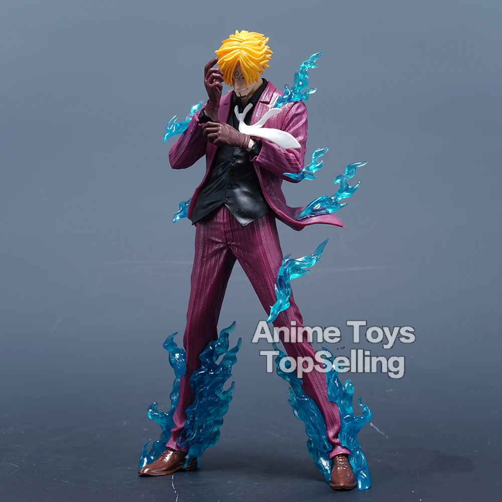 24cm/9.44in Anime One Piece Figure Sanji Figures Pvc Statue Collection Model Toys for Gifts image 2