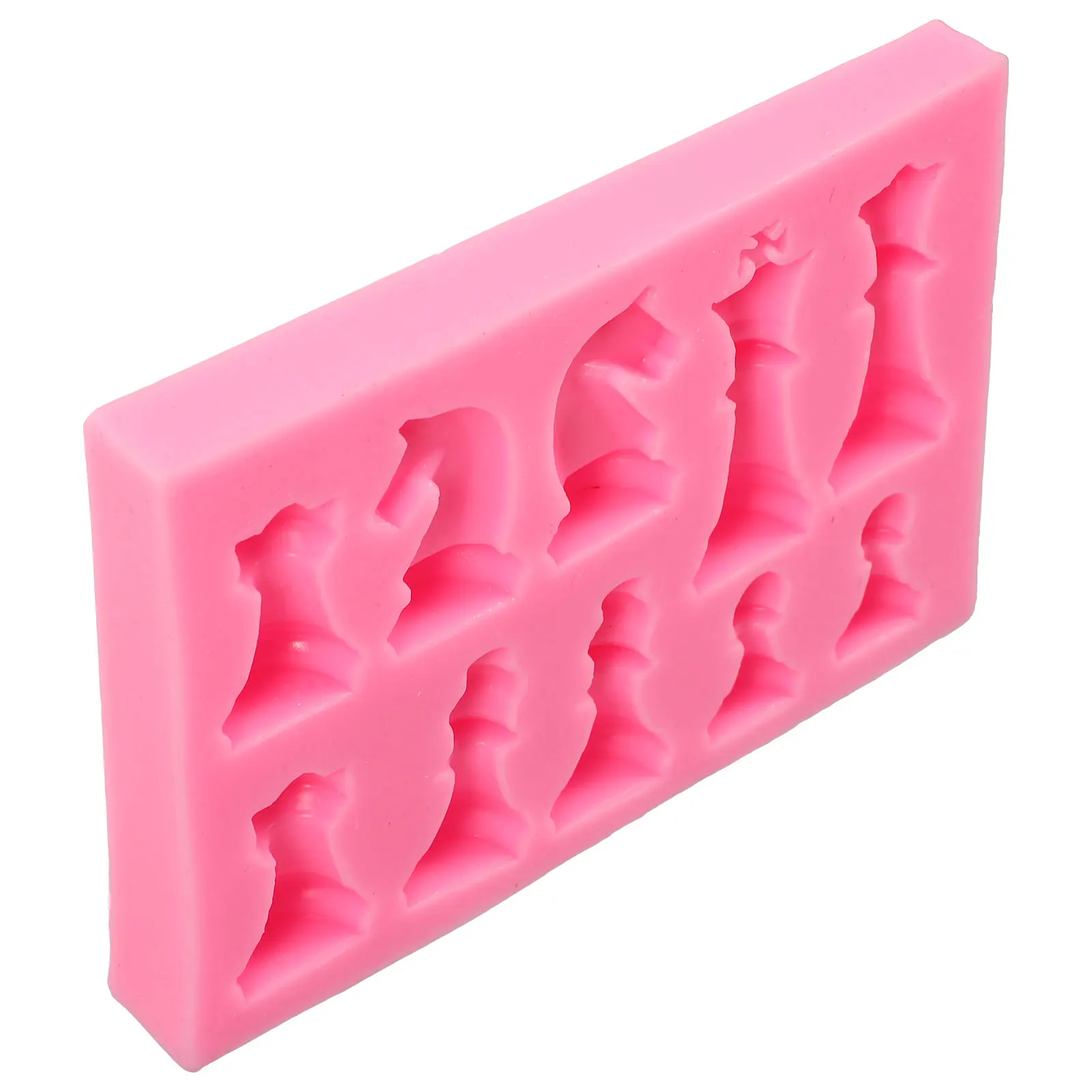 

Chess Mold Silicone Making Kit Pink DIY Resin Casting Flexible Reusable Chess Piece Epoxy Jewelry Crafts Accessories