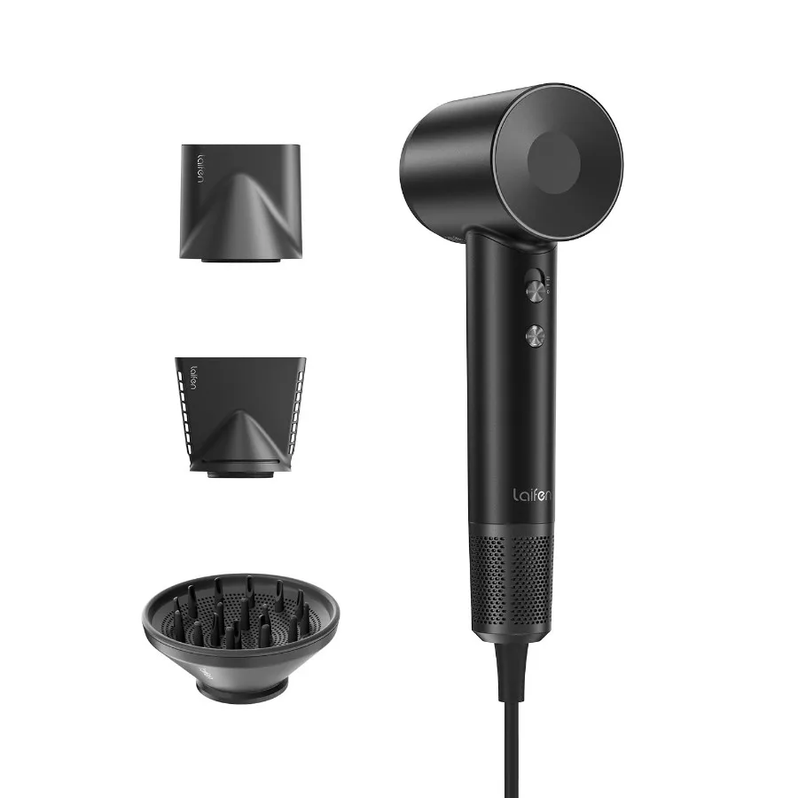 

Специальный фен Swift с ионным бесщеточным двигателем мощностью 200 м для быстрого высыхания, малошумящие магнитные насадки, высокая скорость, 110 000 об/мин, черный