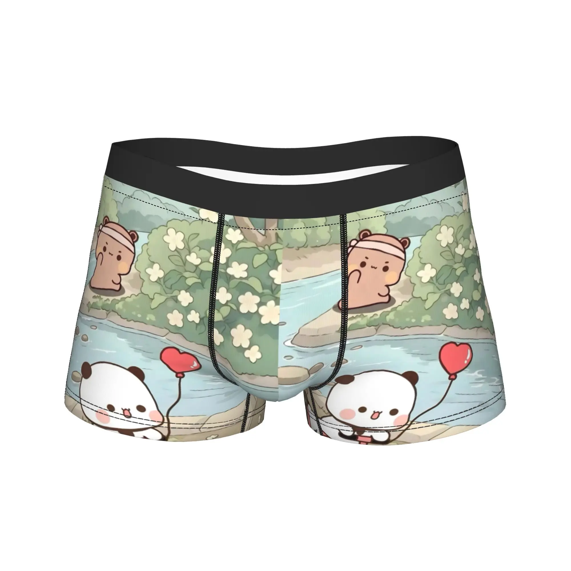 Kawaii Bear Boxer Brief Bubu Dudu Underwear Hot Sale Males Sexy Soft Boxershorts Custom DIY Plus Size Underpants