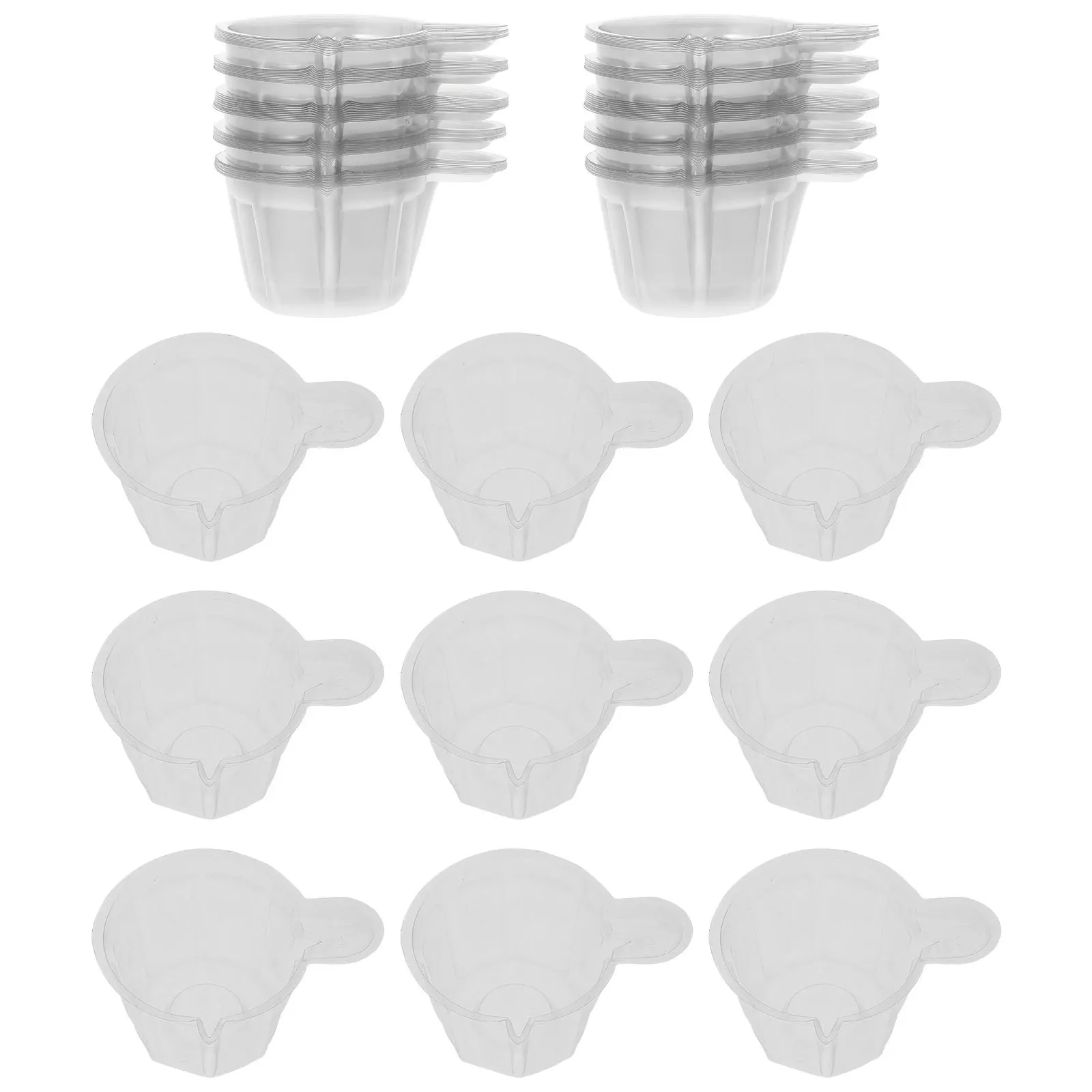 

200Pcs Pigment Mixing Cups Epoxy Plastic Mugs Disposable DIY Stirring Paint Storage Craft Containers Pigment Mixing Cups