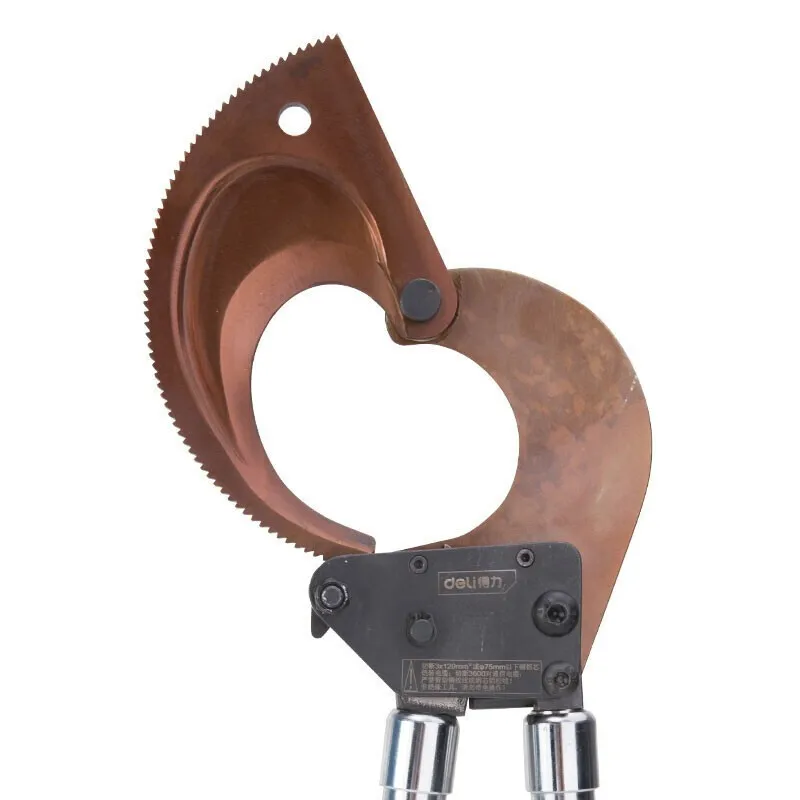Ratchet cable cutter φ 95mm cable peeling pliers Multifunctional wire stripping pliers DL-J95