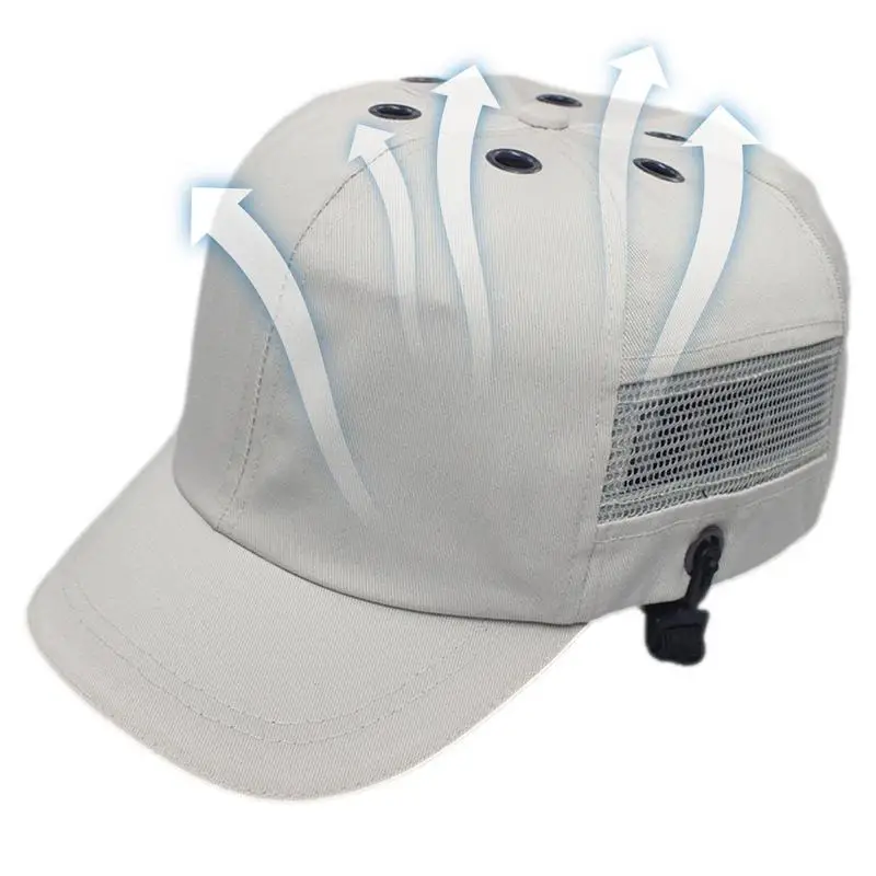 Baseball Hat Motorcycle Anti-smashing Lightweight Scooter Helmets Work Safety Cloth Helmets Protective Breathable Light Baseball