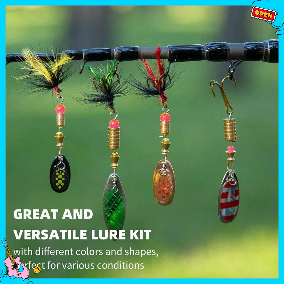 ملعقة معدنية سبينر إغراء 2 إلى 8 جرام 3.5 جرام 10 قطعة/الوحدة ملعقة كرانكبيتس الصيد المتذبذب ل بايك الكروشيه مجموعة أدوات الطعم #2