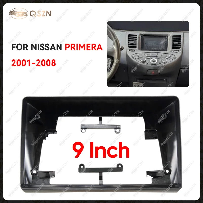 For NISSAN 2001-2008 PRIMERA 9INCH Car Radio Android Stereo Audio Screen Multimedia Video Player Navigation Frame Texturing