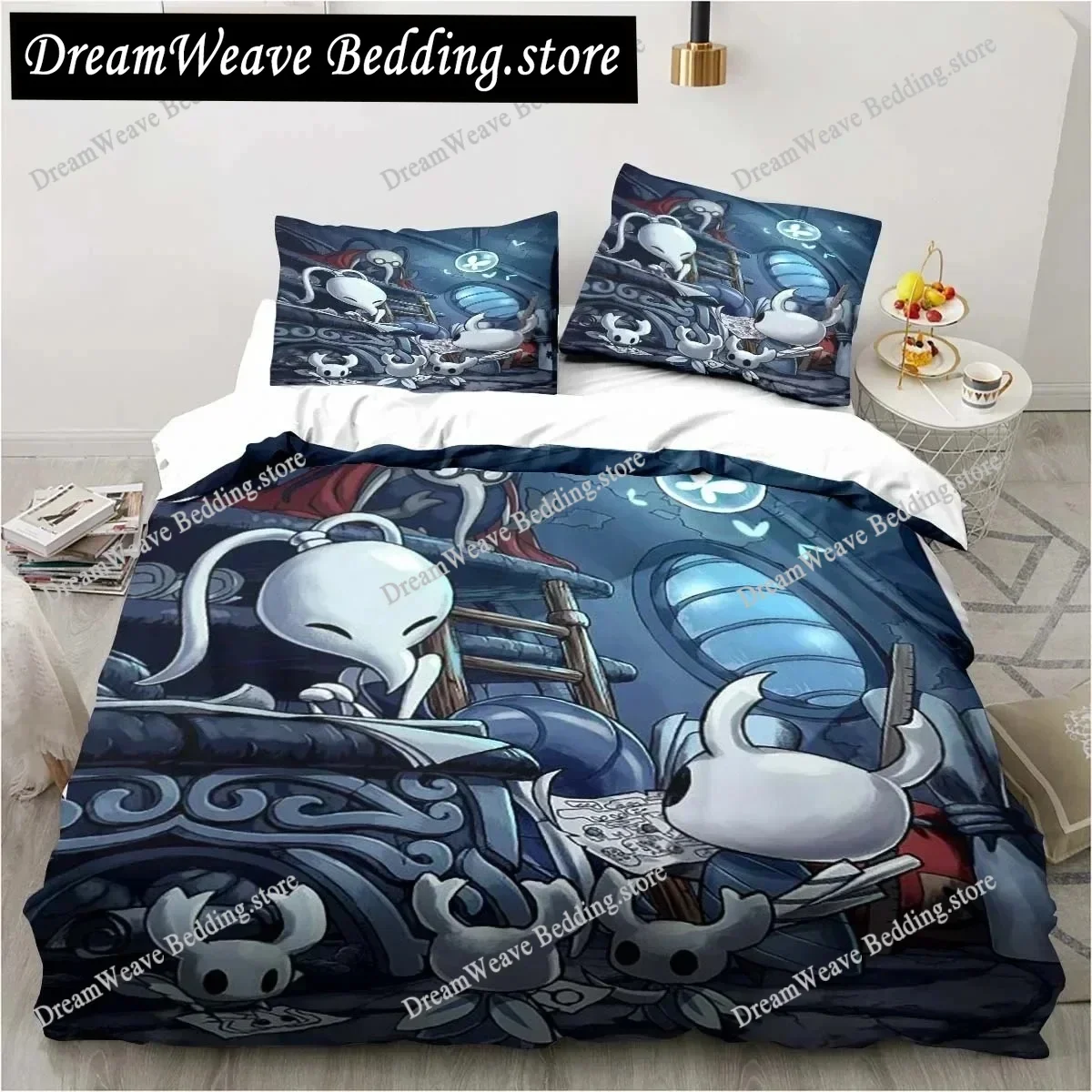 Hollow Knight Fashion Digital Printing Bedding Set Duvet Cover Comforter Bed Single Twin Full Queen Youth Girl Boys Gift963