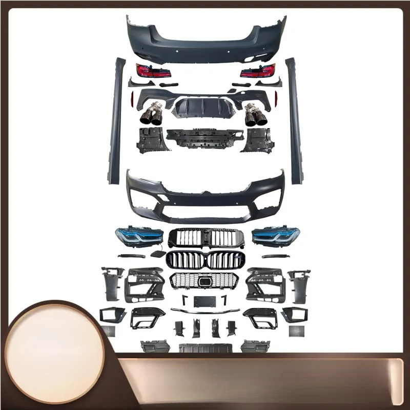 

S 5 Series G30/G38 Old to New G30/G38 M5 Lci Bodykit Front and Rear Bumper Side Skirts Headlight Tail Light