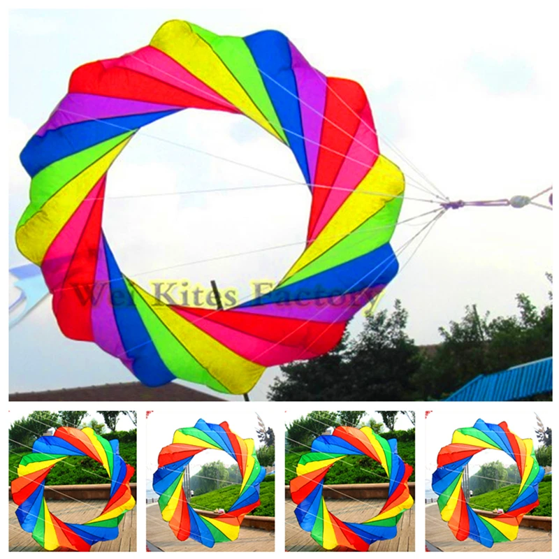 Frete grátis 2m kite windsocks kite macio brinquedos divertidos ao ar livre paraquedas power kite string shooter wei kite esportes-loisure kite surf