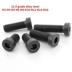 Black Grade 12.9 Low Head Hexagon Socket Cap Screws Thin Short Profile Head Allen Bolts DIN7984 M3 M4 M5 M6 M8 M10 M12 M14 M16