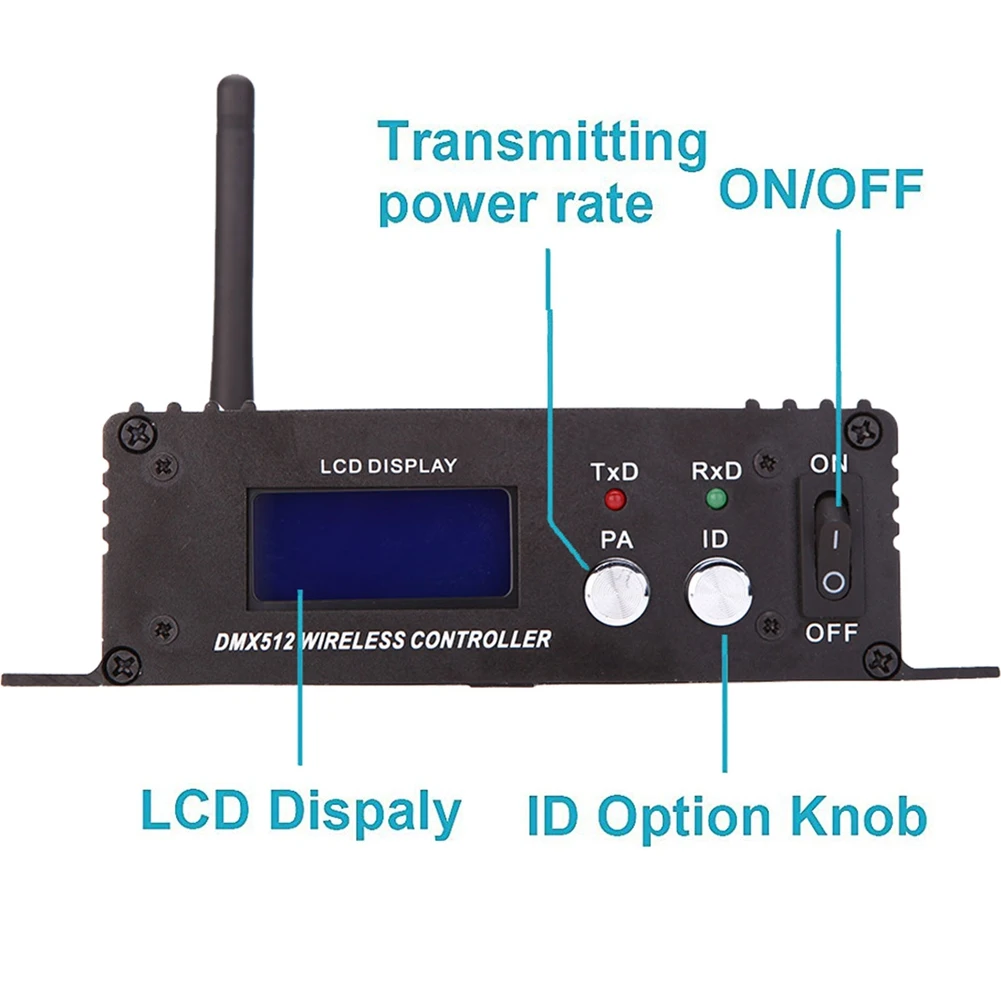 abmi-24g-wireless-dmx-512-controller-transmitter-receiver-lcd-display-power-adjustable-repeater-lighting-controller