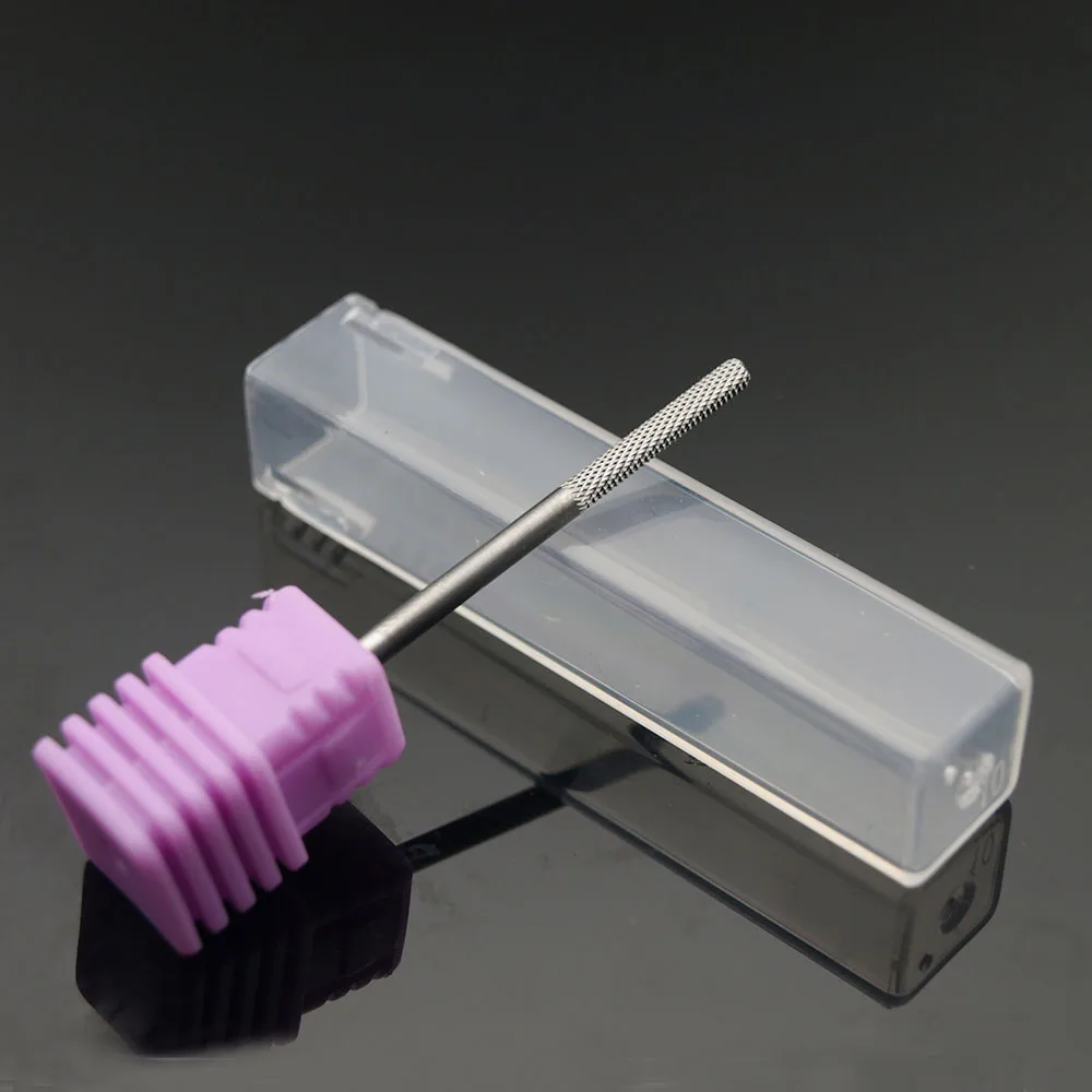 1pcs Hot Carbide Tungsten Milling Cutter Burrs Electric Nail Drill Bit, Cuticle Polishing Tools For Manicure Nail Drill Bits