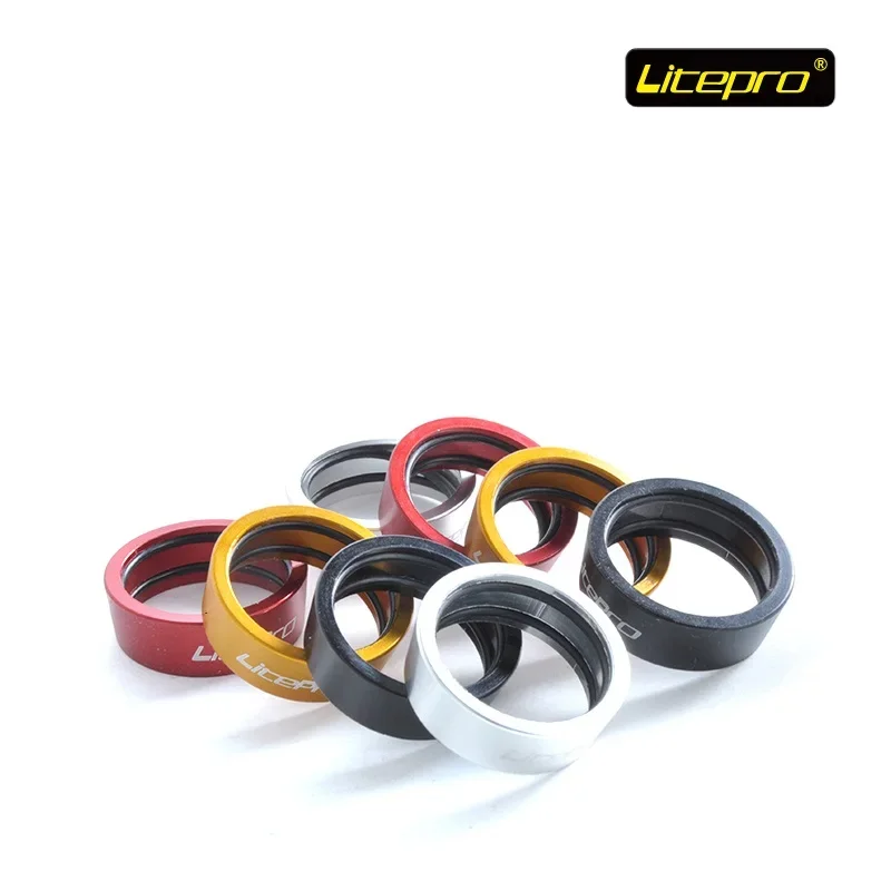 

Litepro Folding Bike Handlebar stem Stop Collar Lock Ring 25.4mm Bicycle Handlebars Stand pipe Spacing ring Cycling accessories