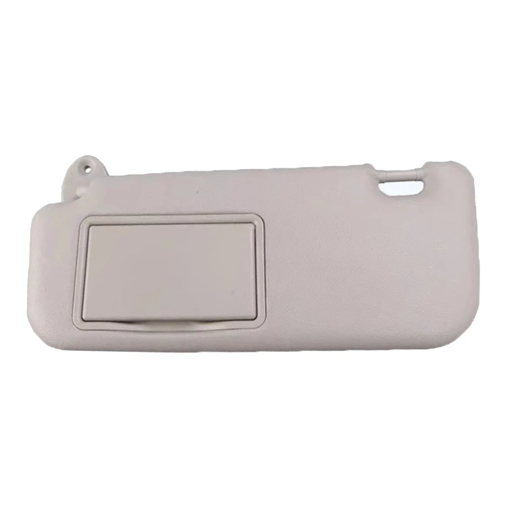 

Grey Driver Side Sun Visor PVC Sun Visor Improved Driving Vision Convenient Makeup Organization Effective Sunlight Protection
