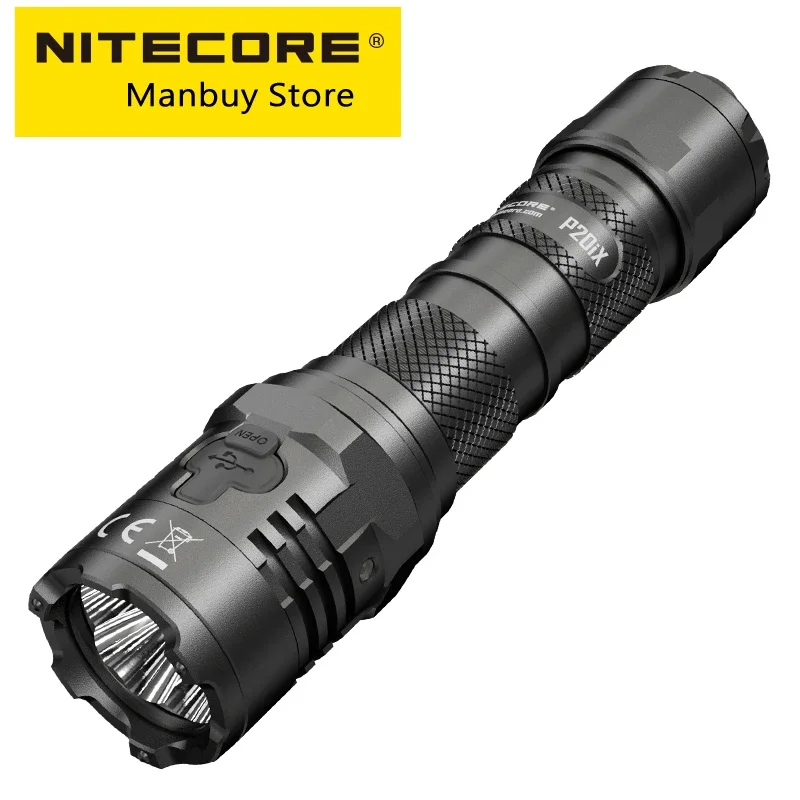 2025 NITECORE P20iX USB-C Lanternas Recarregáveis Super Brilhante Lâmpada Tática Militar 4000 Lumens LED 5000mAh Bateria NL2150HPi