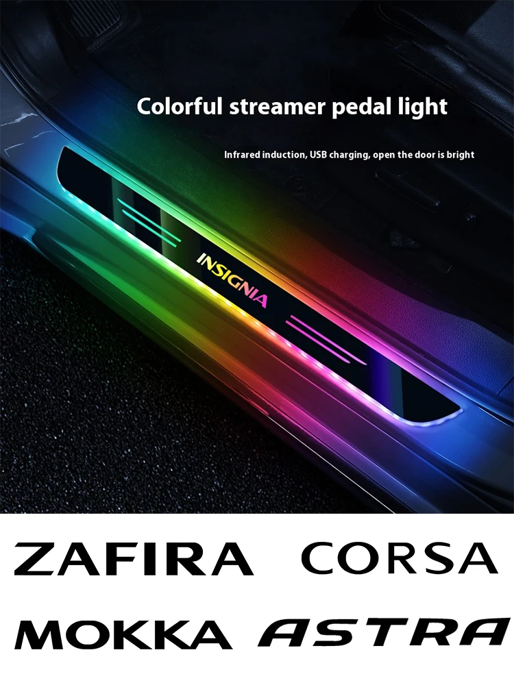 

Car LED Wireless Threshold Light For Opel Astra Corsa Delica GTC Insigia Mokka Zafira Vectra Grandland Adam Tigra Crossland-X