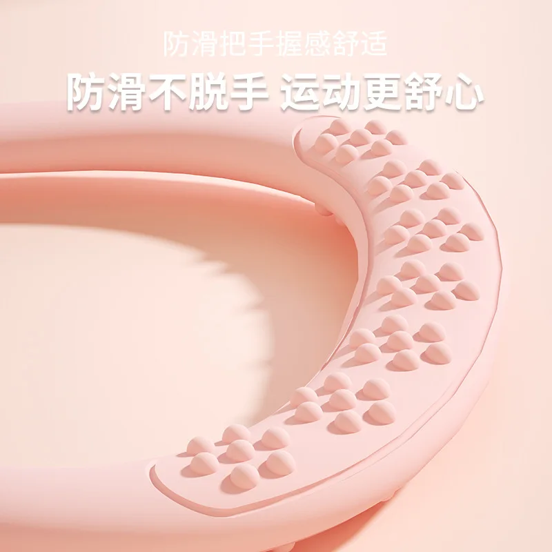 エクストラシック8の字型シリコン弾性バンド、高弾性ストレッチアームレジスタンストレーニングロープ、フィットネスと筋力増強用