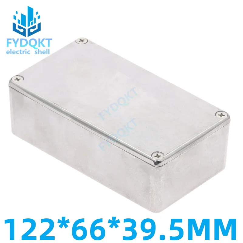 Pedal de efectos estilo piezas 125B, caja de aluminio para instrumentos de guitarra, 122x66x39,5mm, 1 unidad