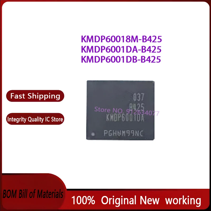 

New original KMDP6001DA-B425 KMDP6001DB-B425 KMDP60018M-B425 BGA