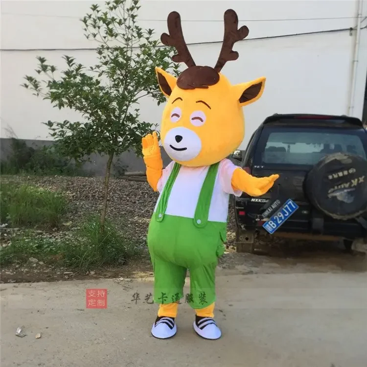 Christmas Moose Mascot Adult Costume Mascot Costumes Cosplay Costumes Sale Apparel