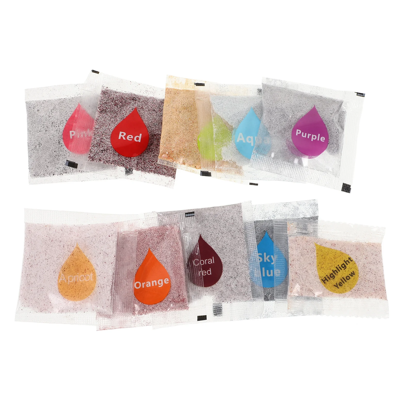 10 قطعة مسحوق صبغ التعادل الإبداعية متعدد الألوان الصباغ للملابس DIY بها بنفسك النسيج الصباغة مسحوق اليدوية التعادل صبغ لوازم